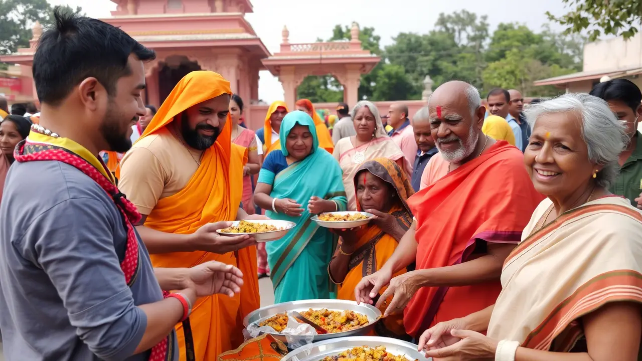 Anniruddhacharaya | Helping Others & Spreading Kindness Helping Others & Spreading Kindness